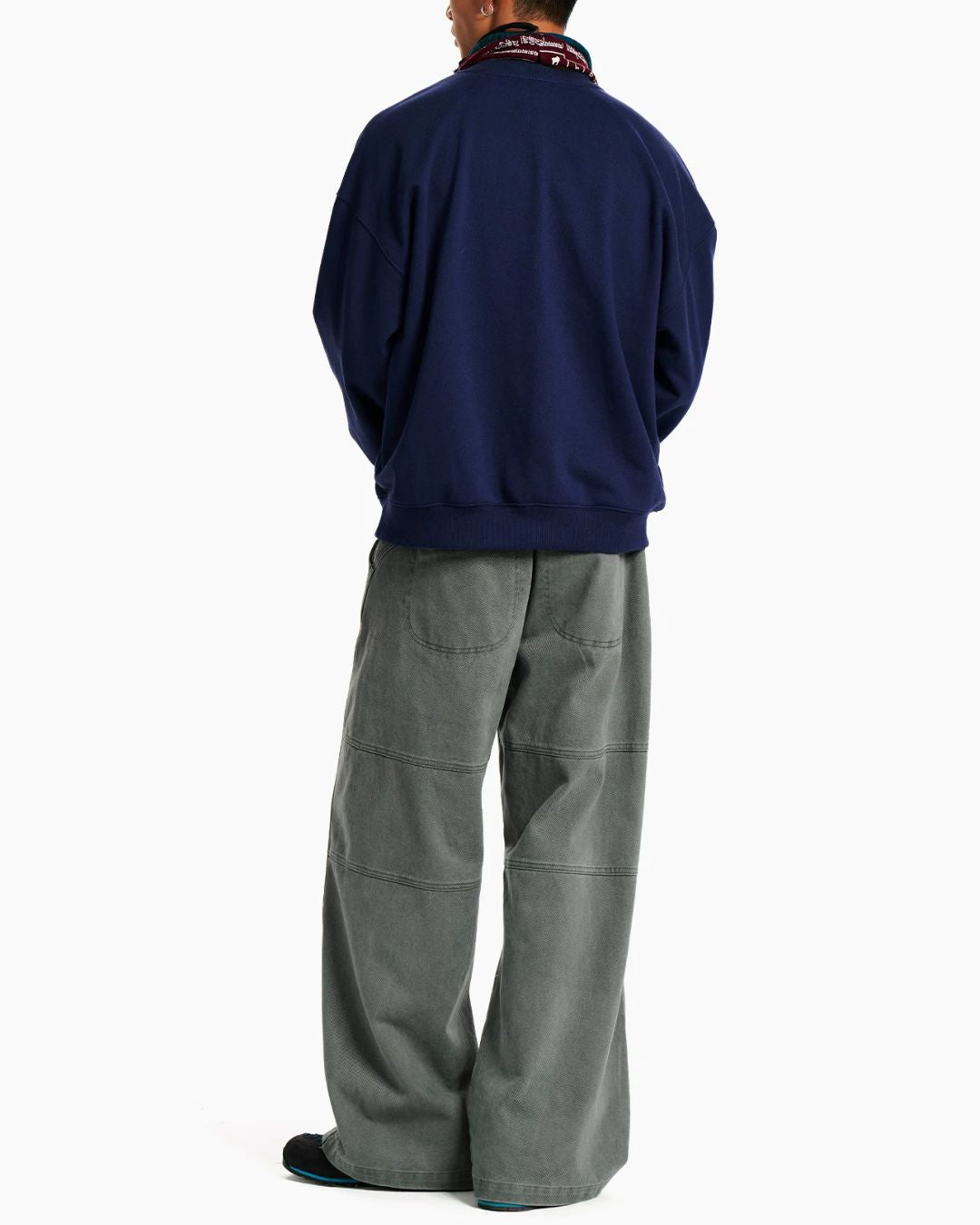 Washed Twill Wide Pants　WP128