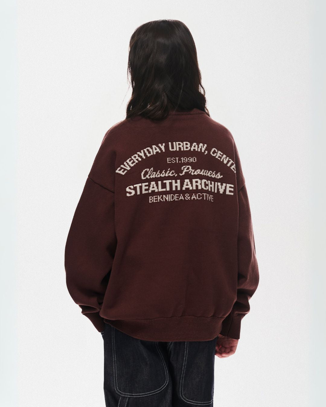 Jacquard Logo Sweater　KN050