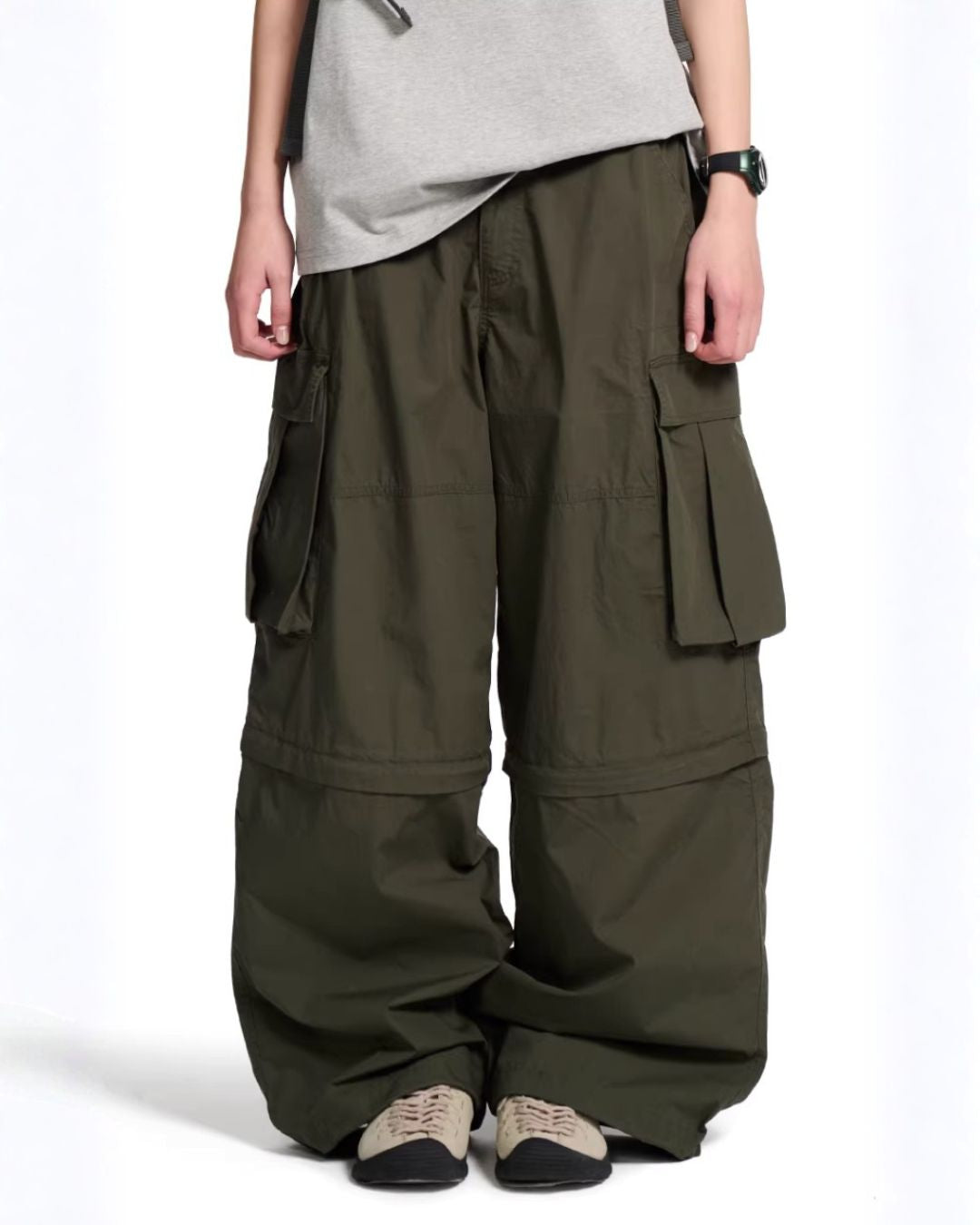 2-Way Wide Cargo Pants　WP096