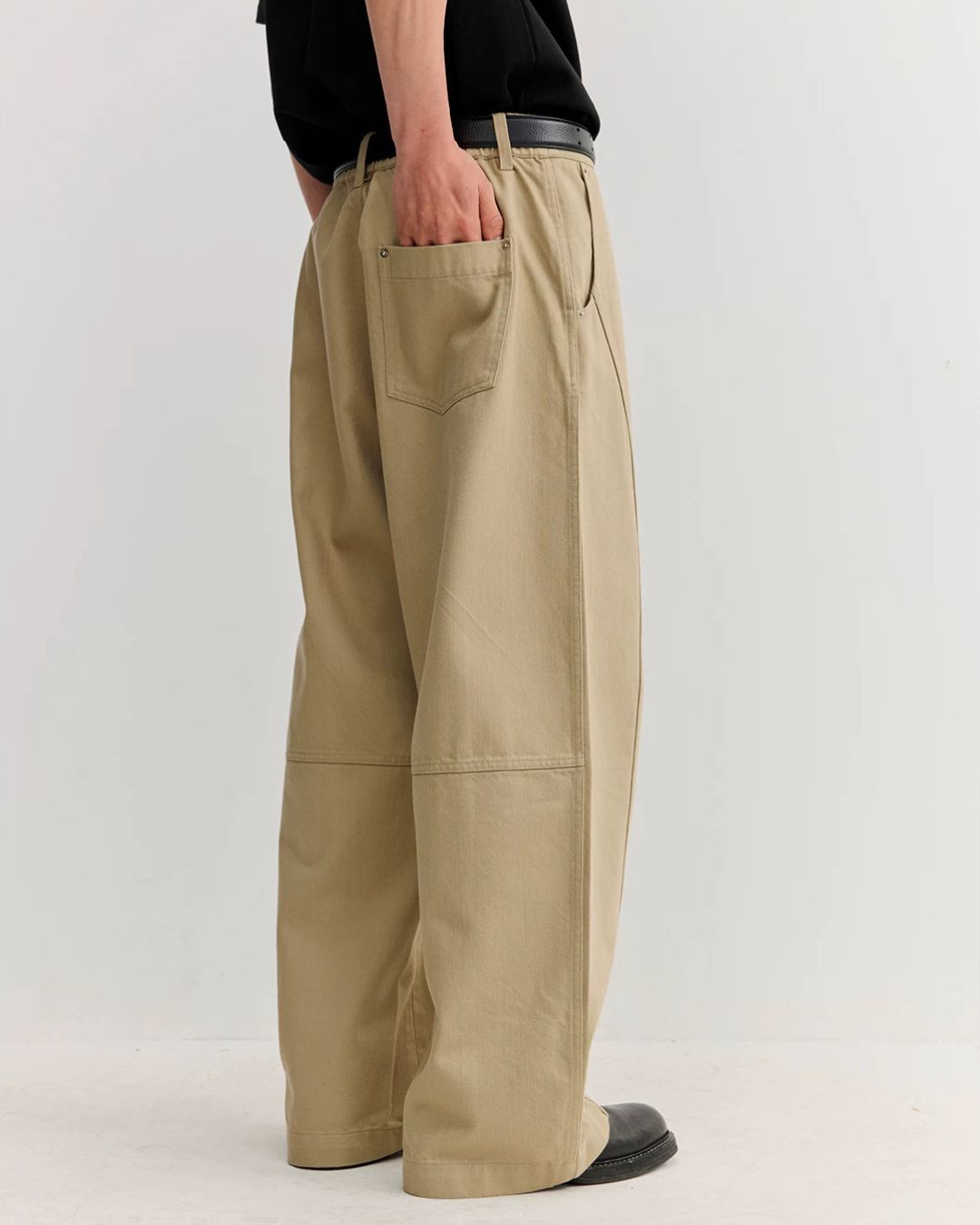 Lyocell-blend Curved Pants　WP113