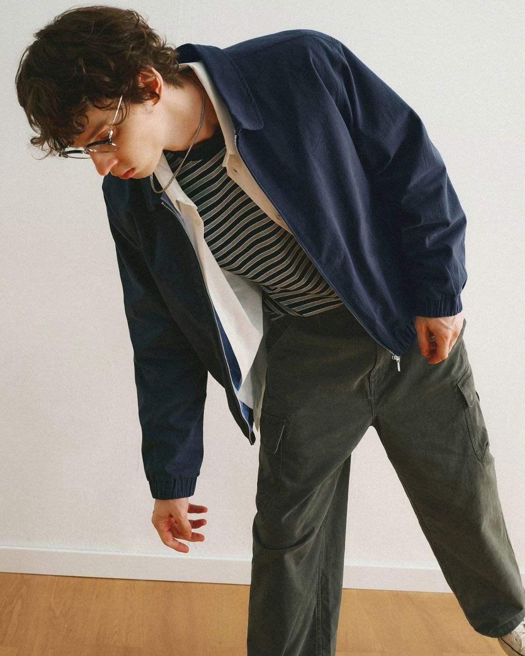 Washed Harrington Jacket　JK262