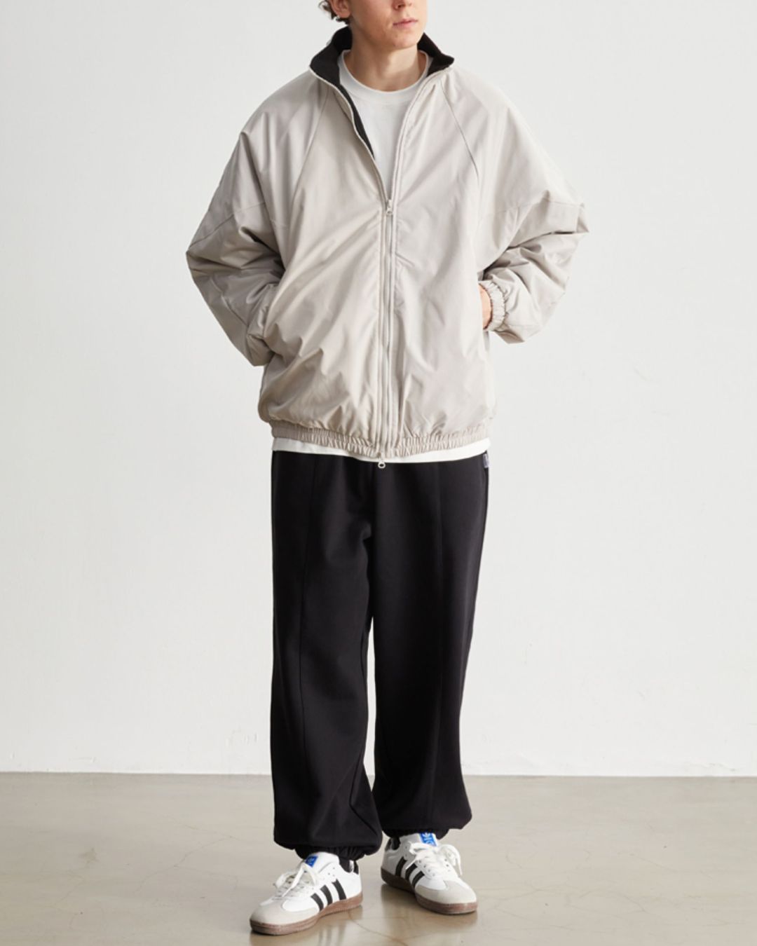 【10日以内お届け】Double Zipper Fleece Jacket　JK245