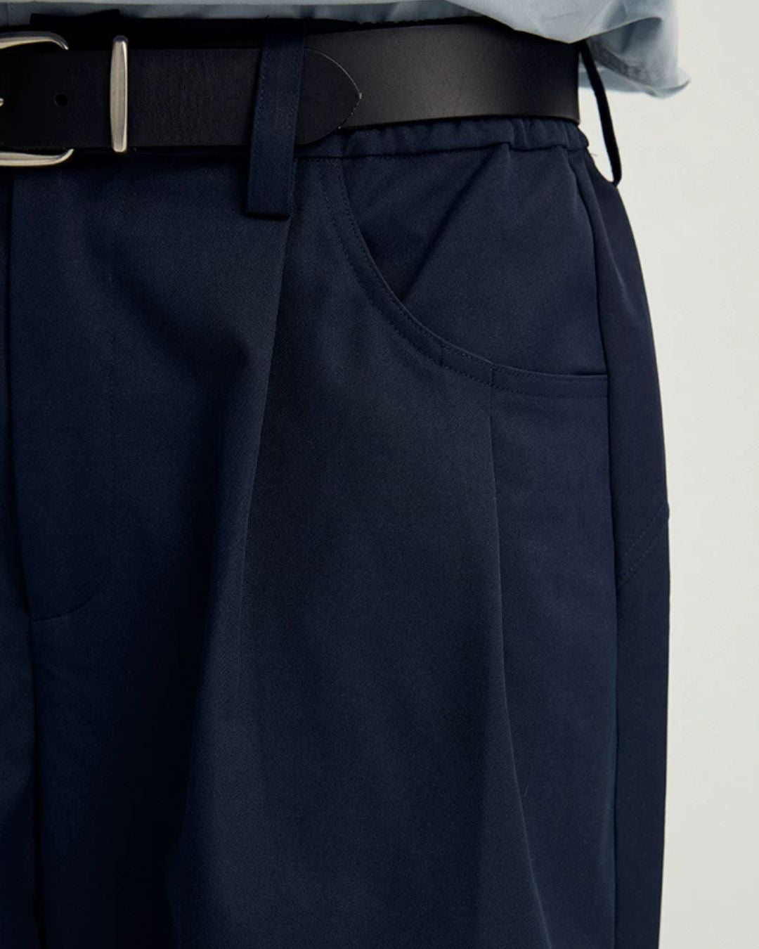Flap Pocket Straight Wide Pants　WP101