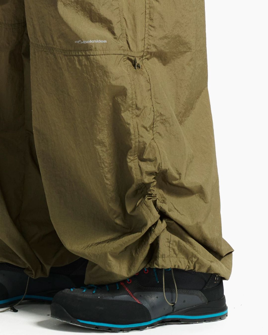 Nylon Shirred Wide Pants　WP117