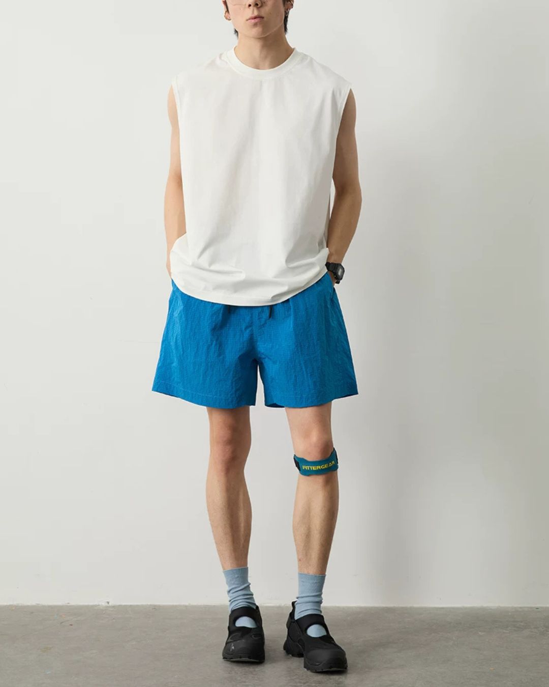 Metallic Texture Waterproof  Shorts　SP071