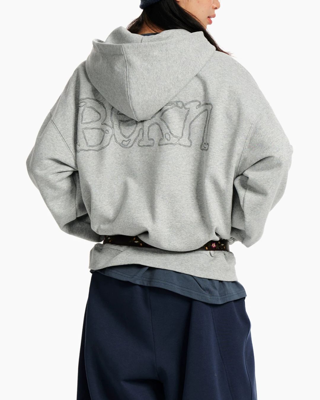 Sketch Graphic Zip Hoodie　HD089