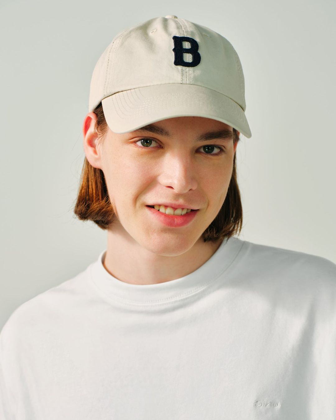 Initial Logo Embroidered BB Cap　HG015