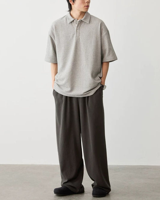 Comfortable Waffle Polo Shirt　SS087