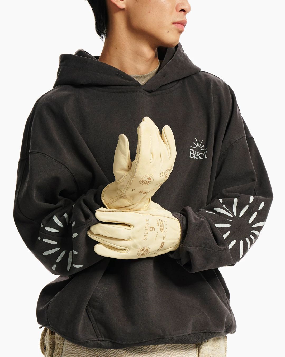Washed Sunburst Hoodie　HD082