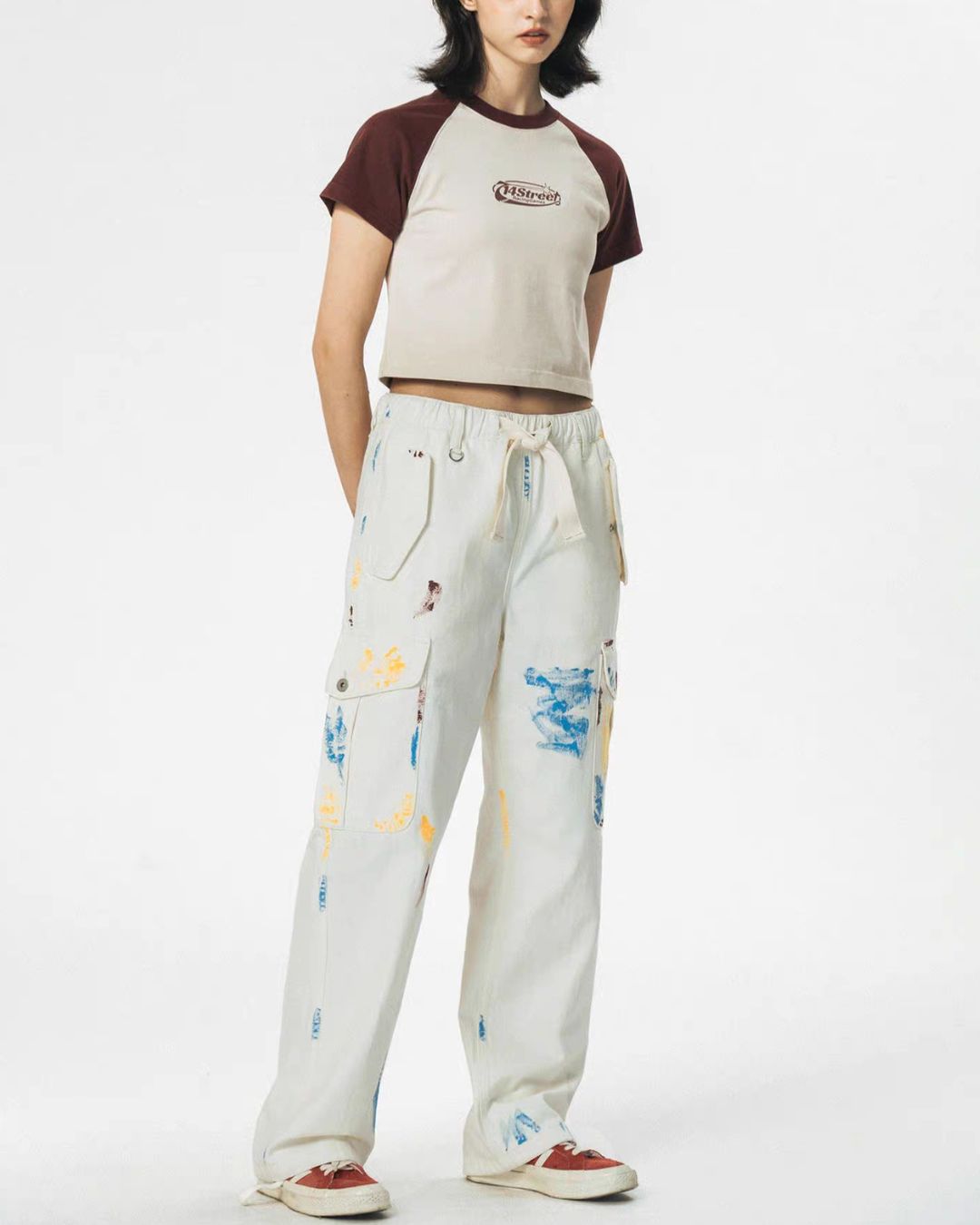 Painted Cargo Pants　WP066