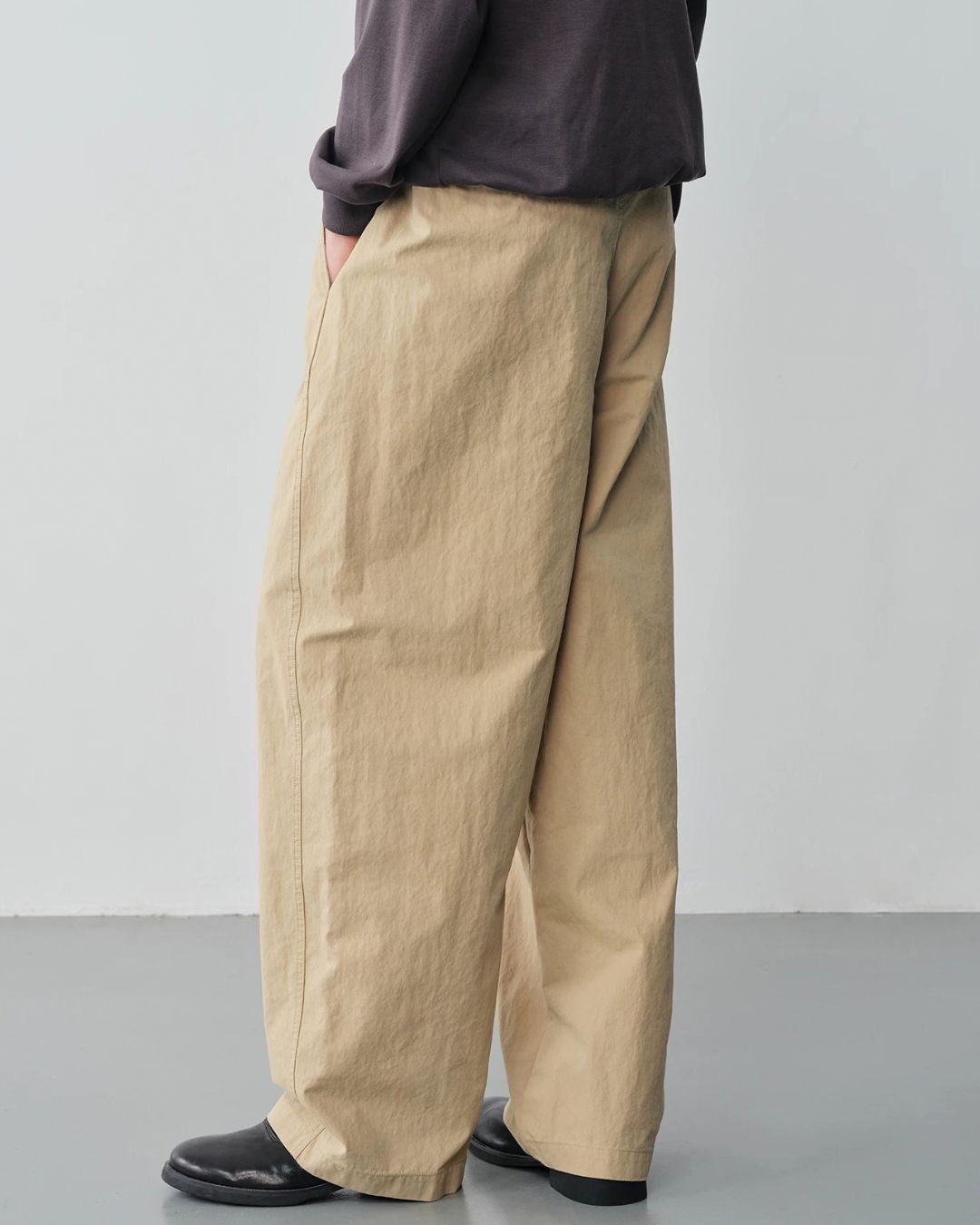 Cotton Blend Wide Pants　WP123
