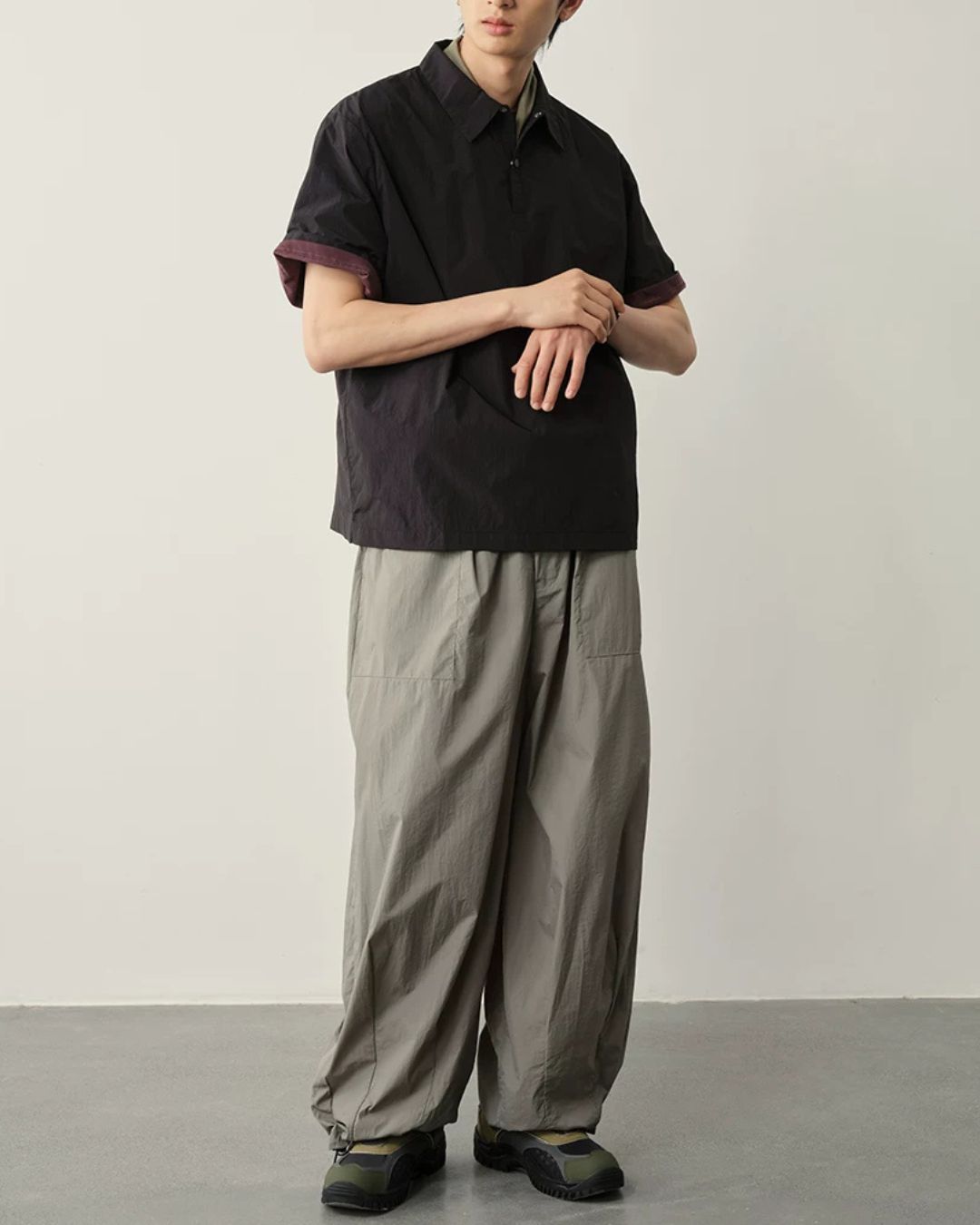 Half-Snap Button Shirt　SS081