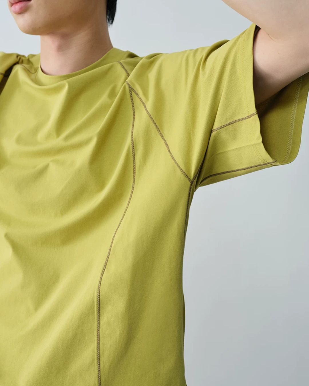 Curved Line Sporty T-Shirt　ST190
