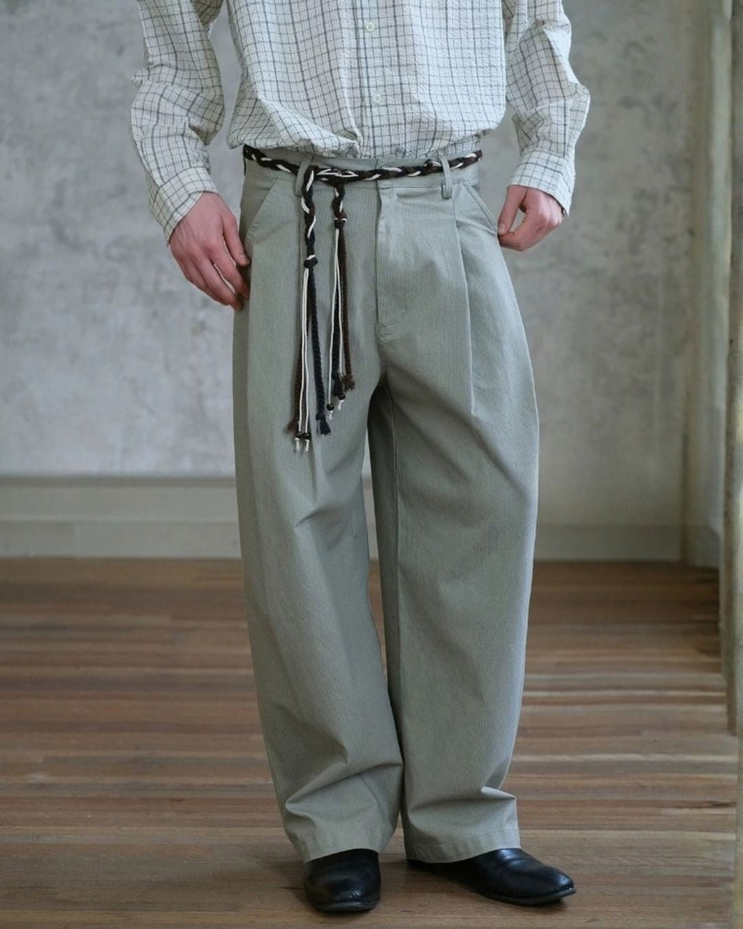 Relaxed Tuck Wide Pants　WP121