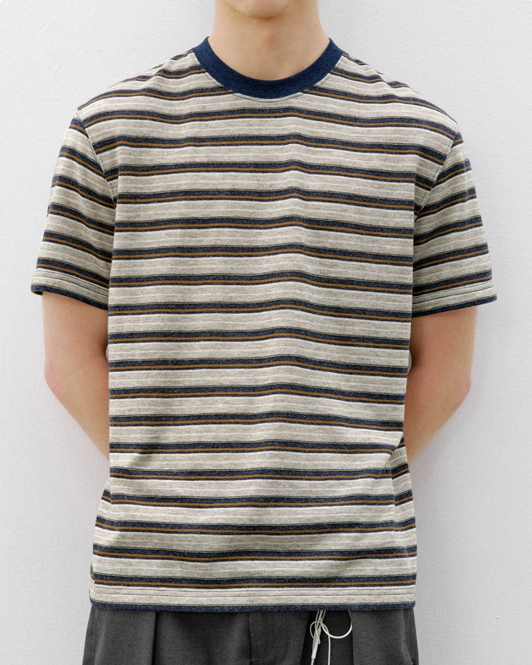 Vintage Multi-Border T-Shirt　ST205