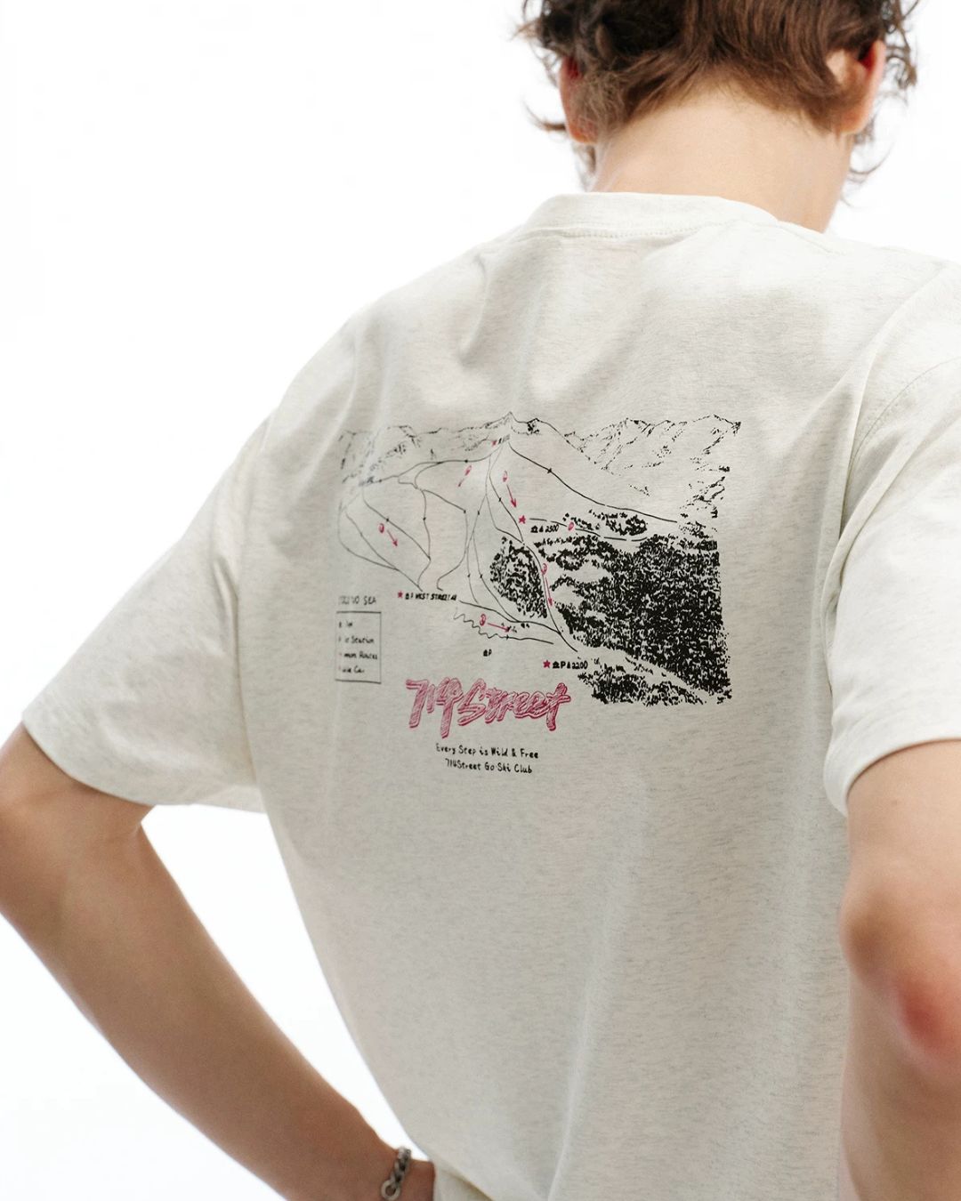 Map-Graphic  T-Shirt　ST220