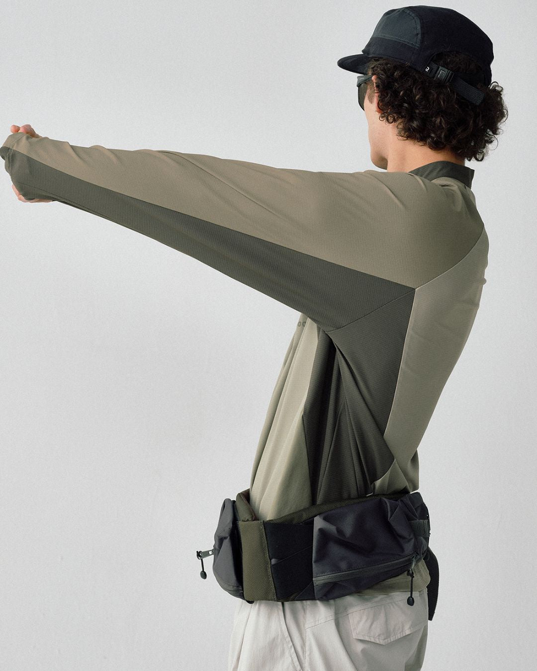 【10日以内お届け】Quick-drying Half-zip T-shirt　LT079