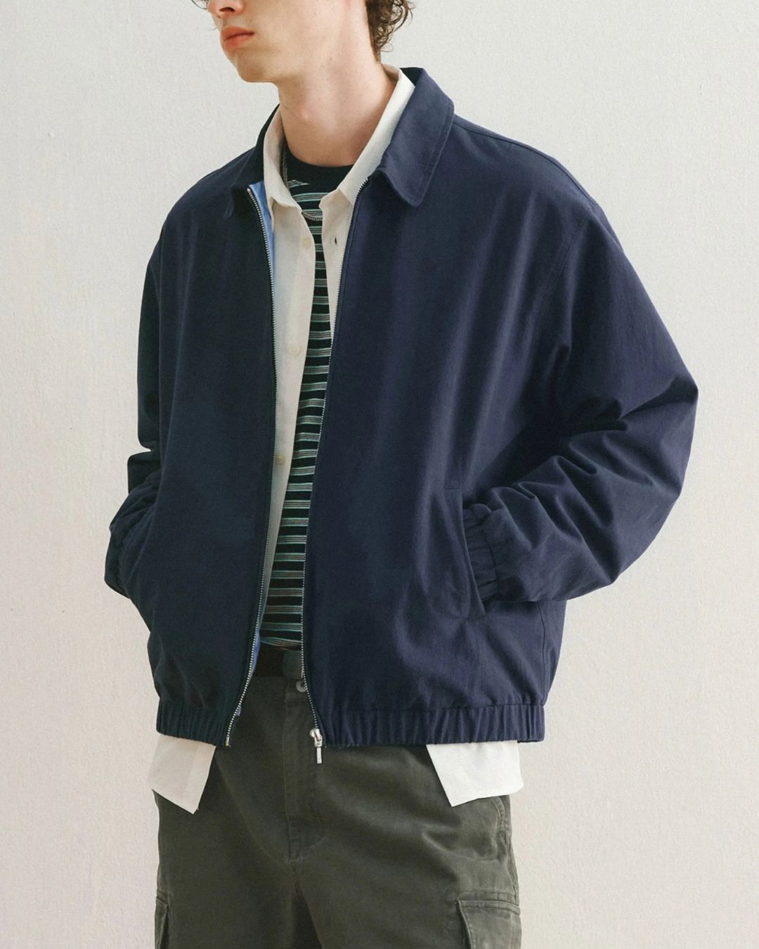 Washed Harrington Jacket　JK262