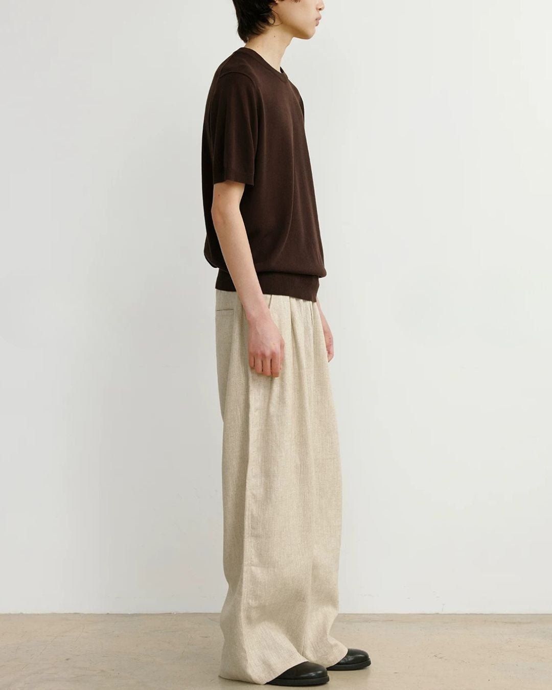 Relaxed Summer Knit T-Shirt　ST204
