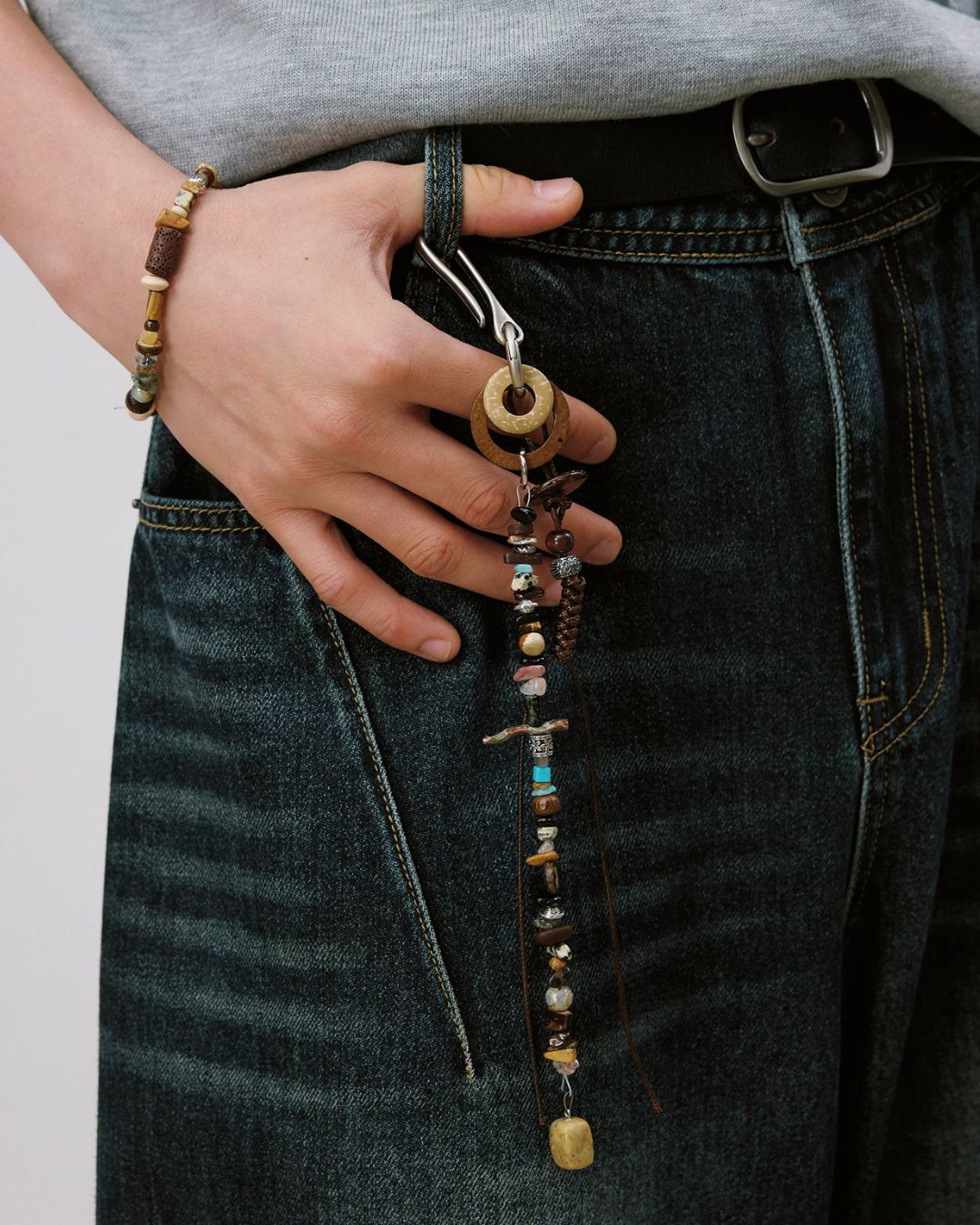 Earth-toned Natural Stone Strap　OR006