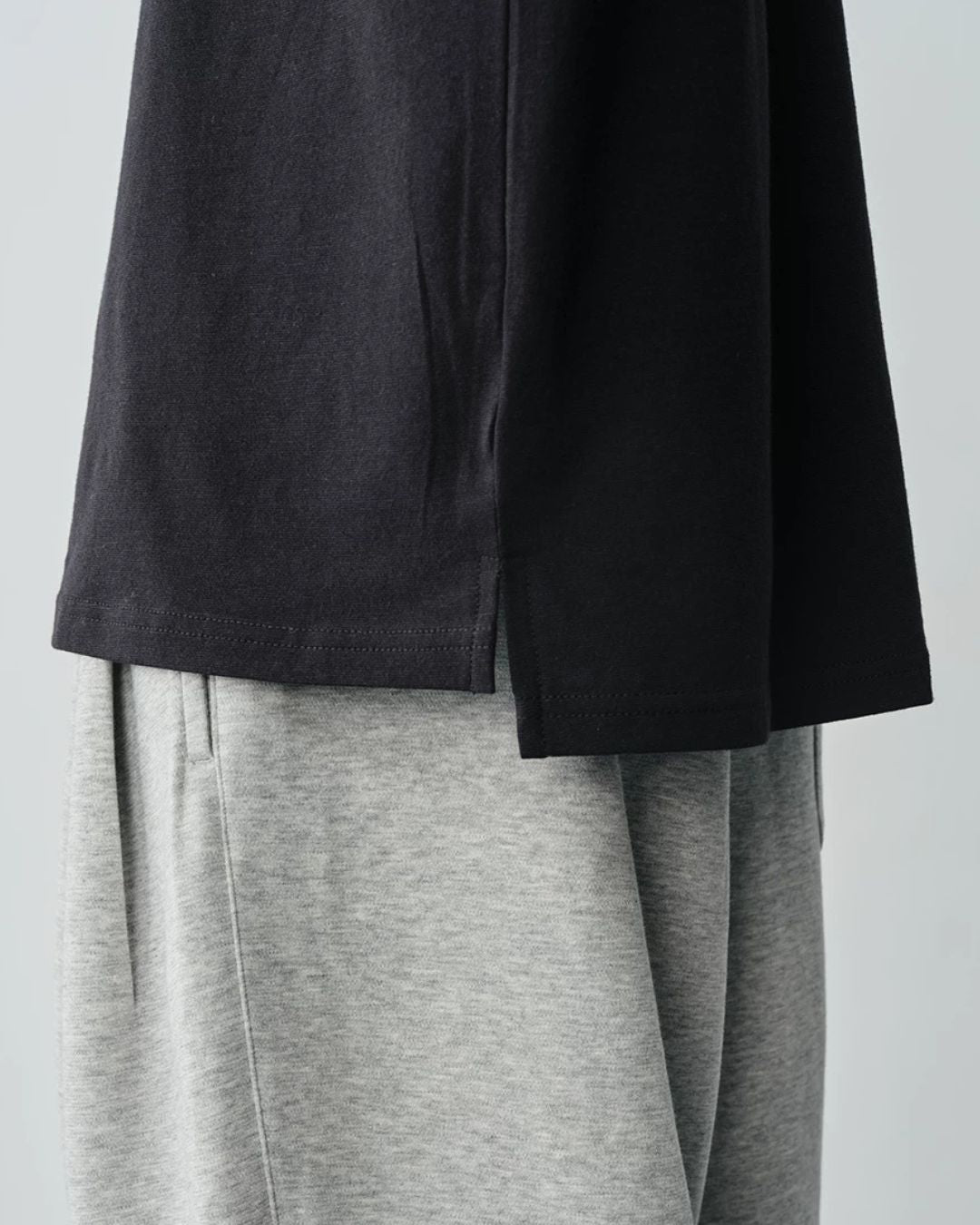 Wool Blend Long Sleeve T-Shirt　LT092