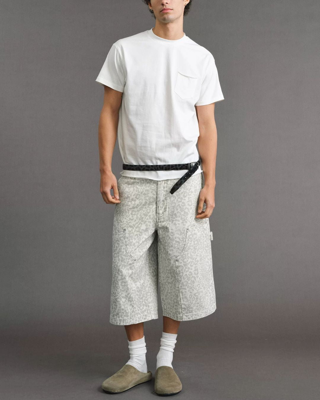 Roll-Hem Boxy T-shirt　ST218