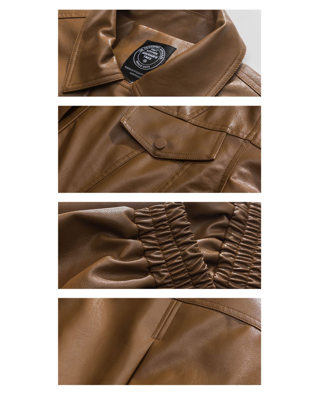 Oversize PU Leather Jacket JK057 – prips