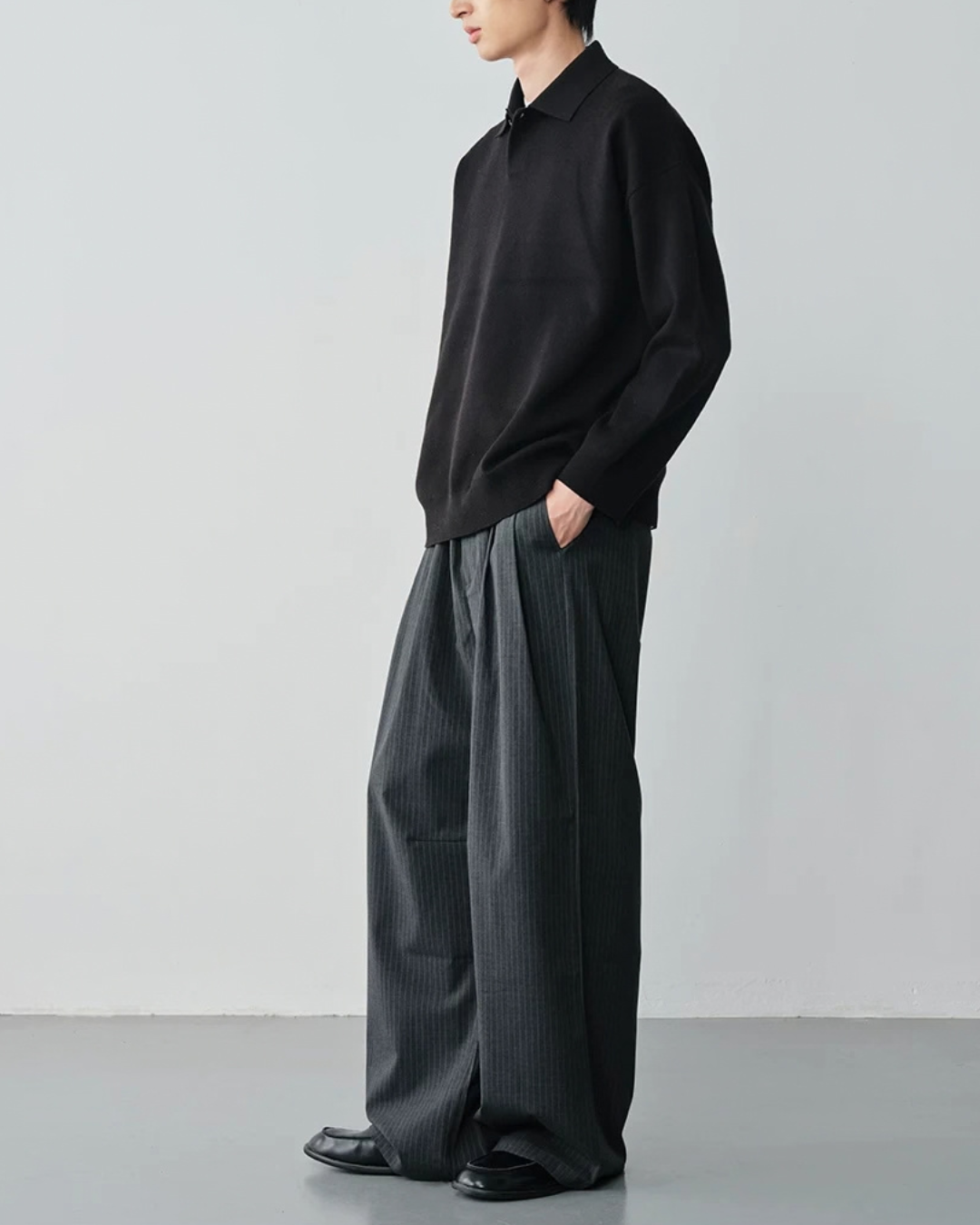 Relaxed Polo Knit　KN055