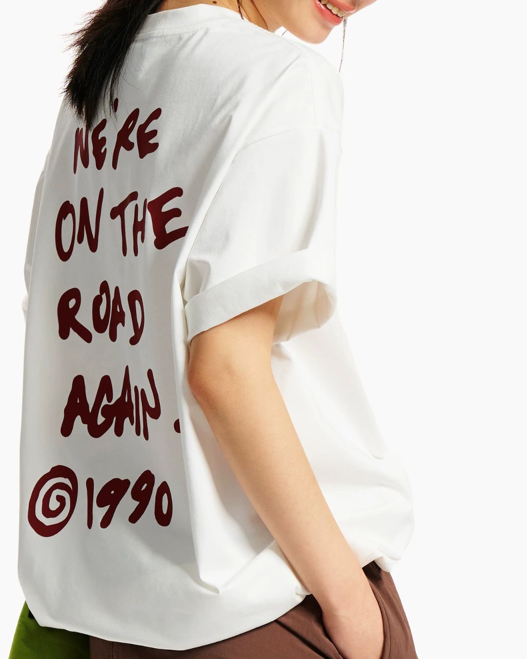 Handwritten Letter T-Shirt　ST214