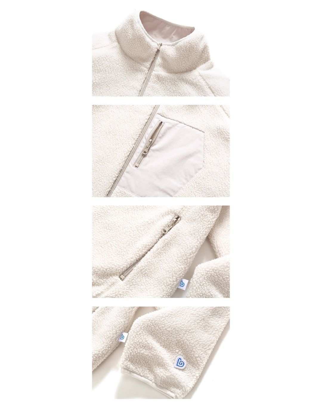 【予約商品】Stand Collar Fleece Jacket　JK198