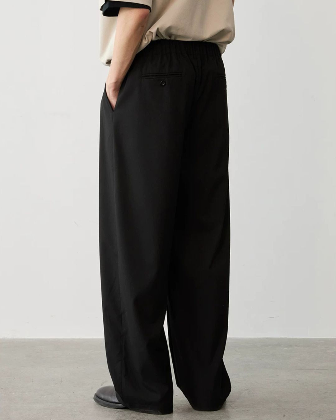 Waist String Pleated Pants　WP103