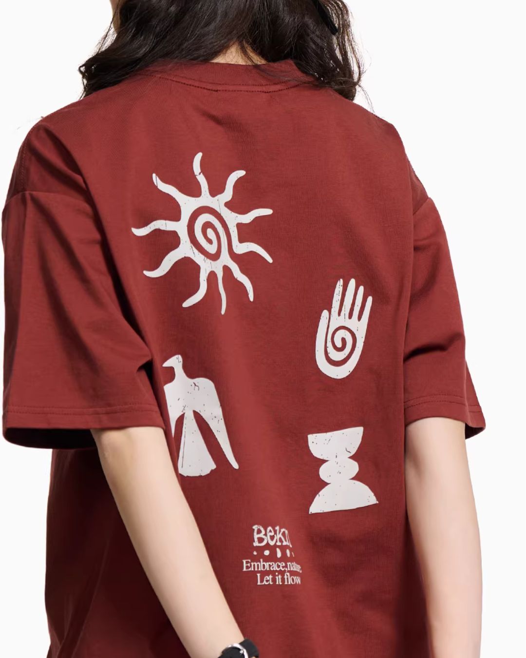 Retro Print Quick-dry T-shirt　ST179