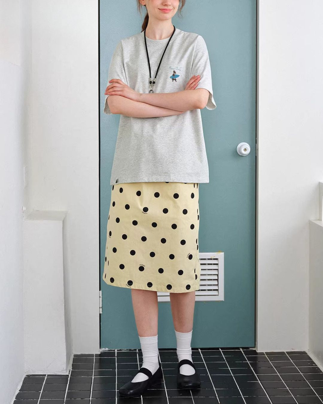 Animal Surfing Print T-shirt　ST173