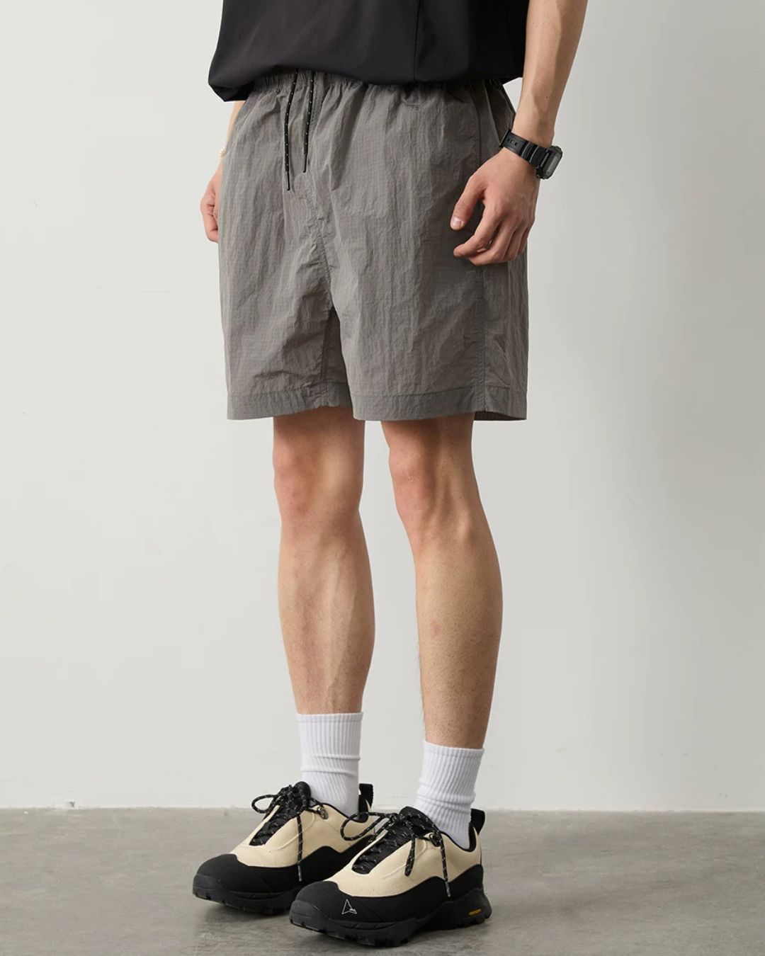 Metallic Texture Waterproof  Shorts　SP071