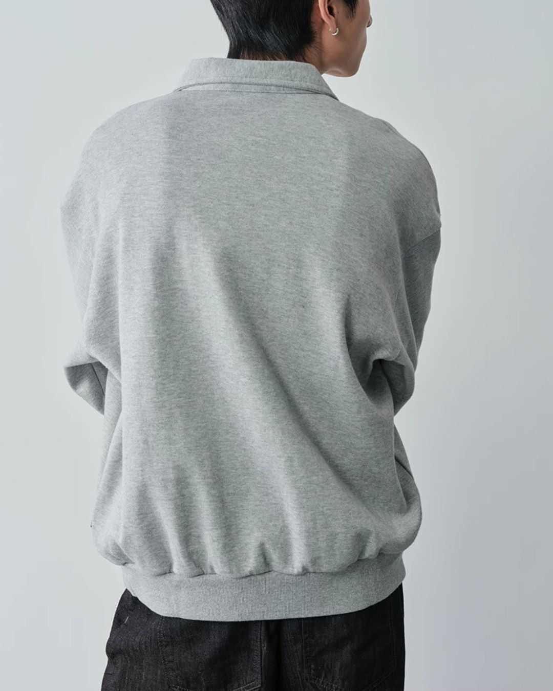 Half-zip Polo Sweatshirt　SW097