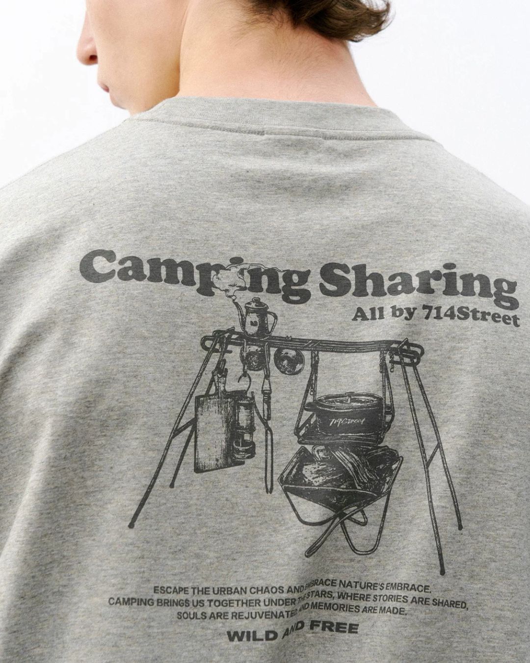 Camping-Graphic T-Shirt　ST221