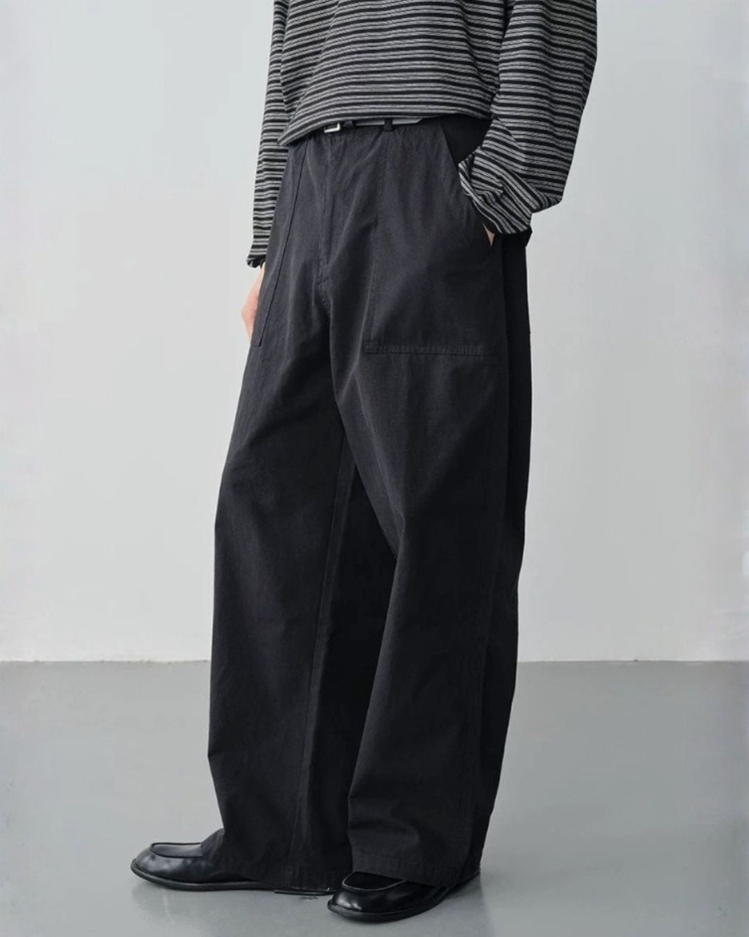 Linen Blend Baker Pants　WP118