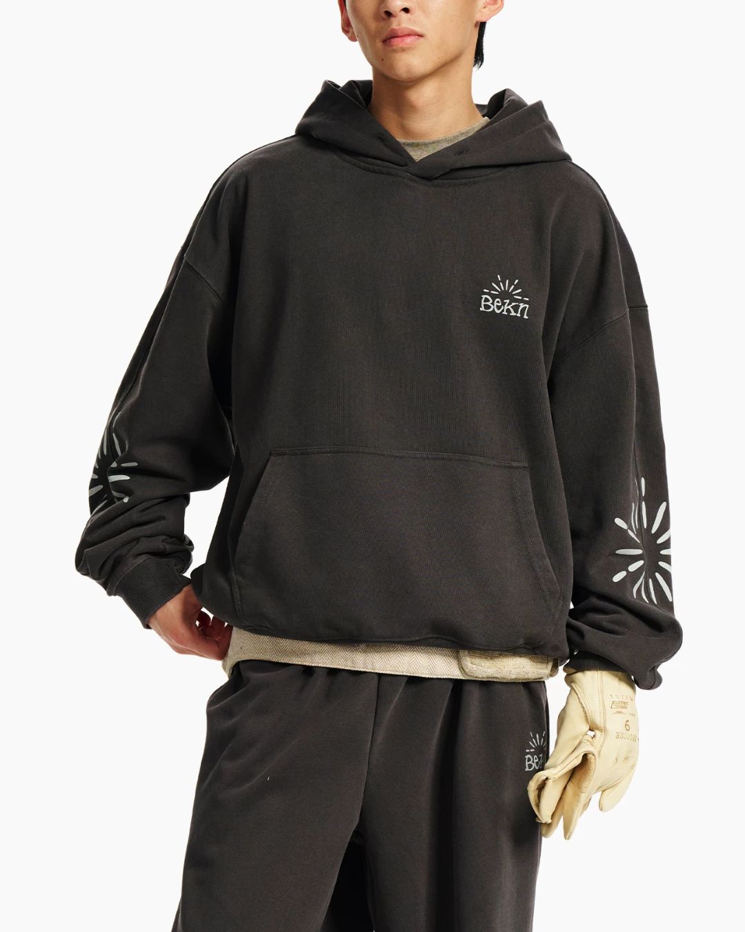 Washed Sunburst Hoodie　HD082