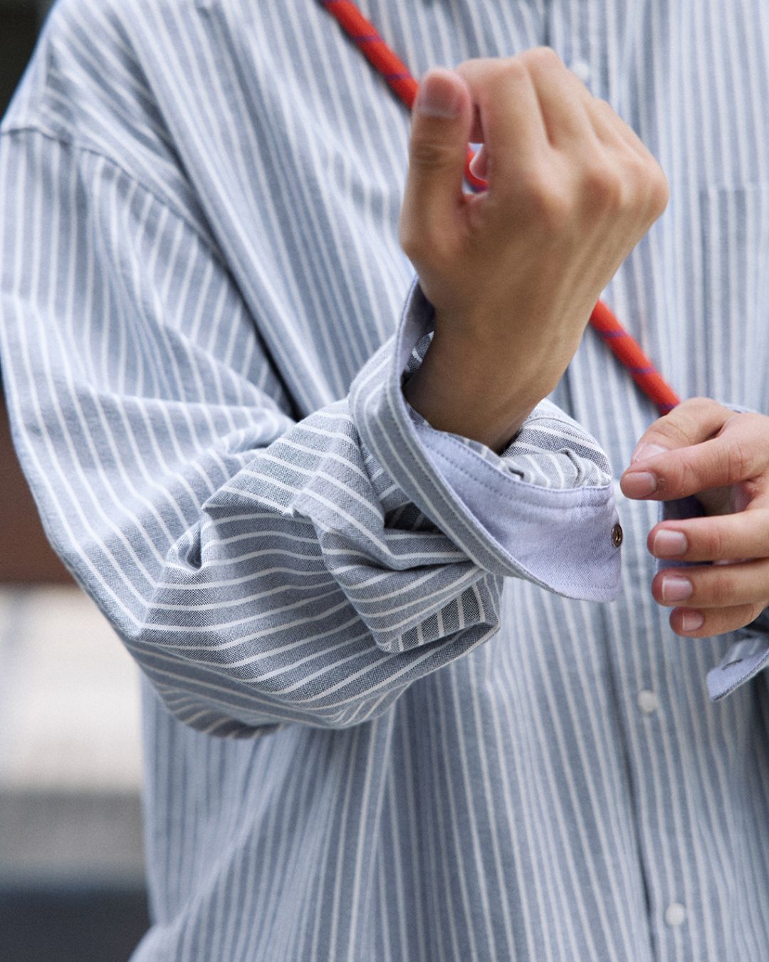 Oxford Retro Stripe Shirt　LS083