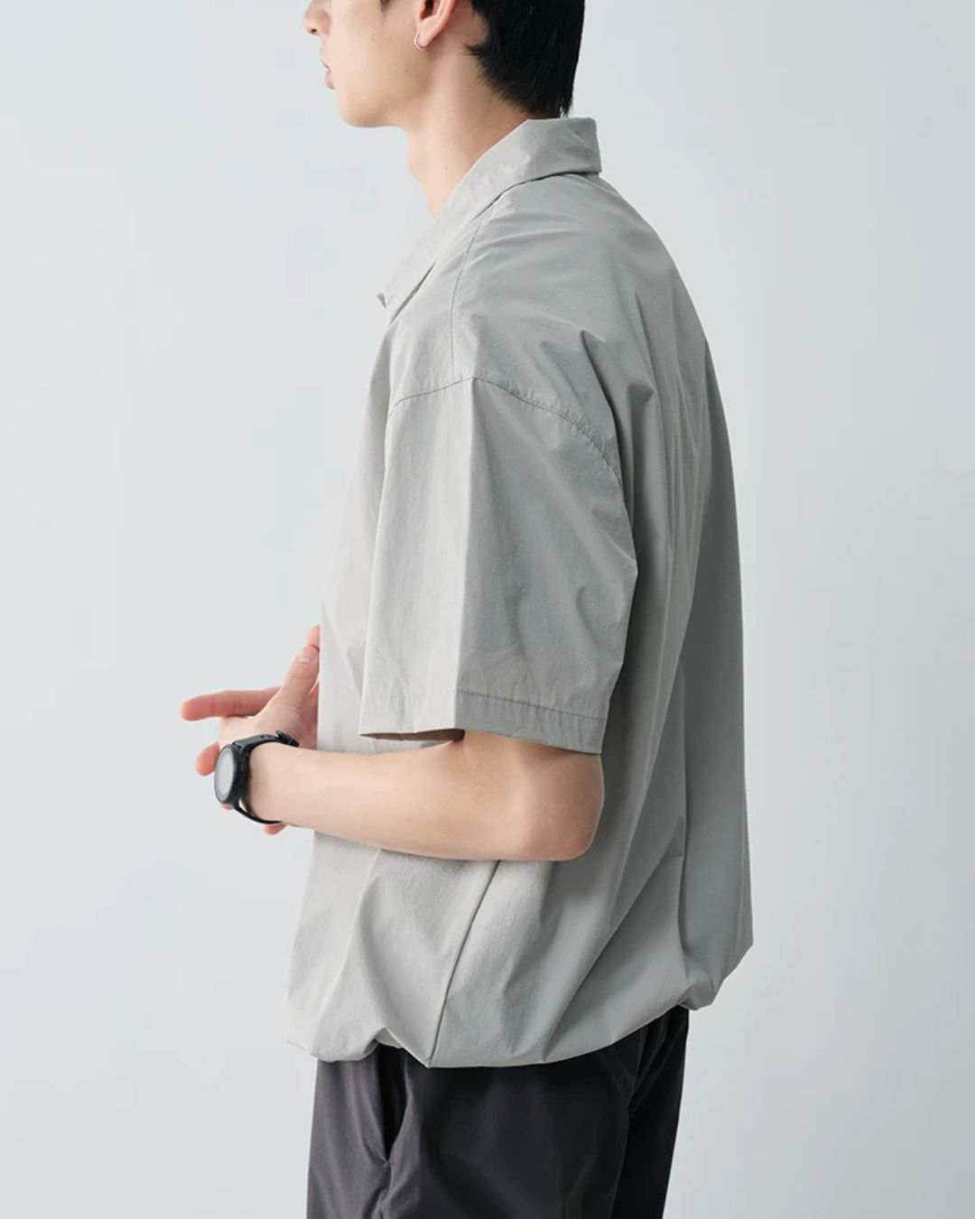 Nylon Drawstring Polo Shirt　SS084