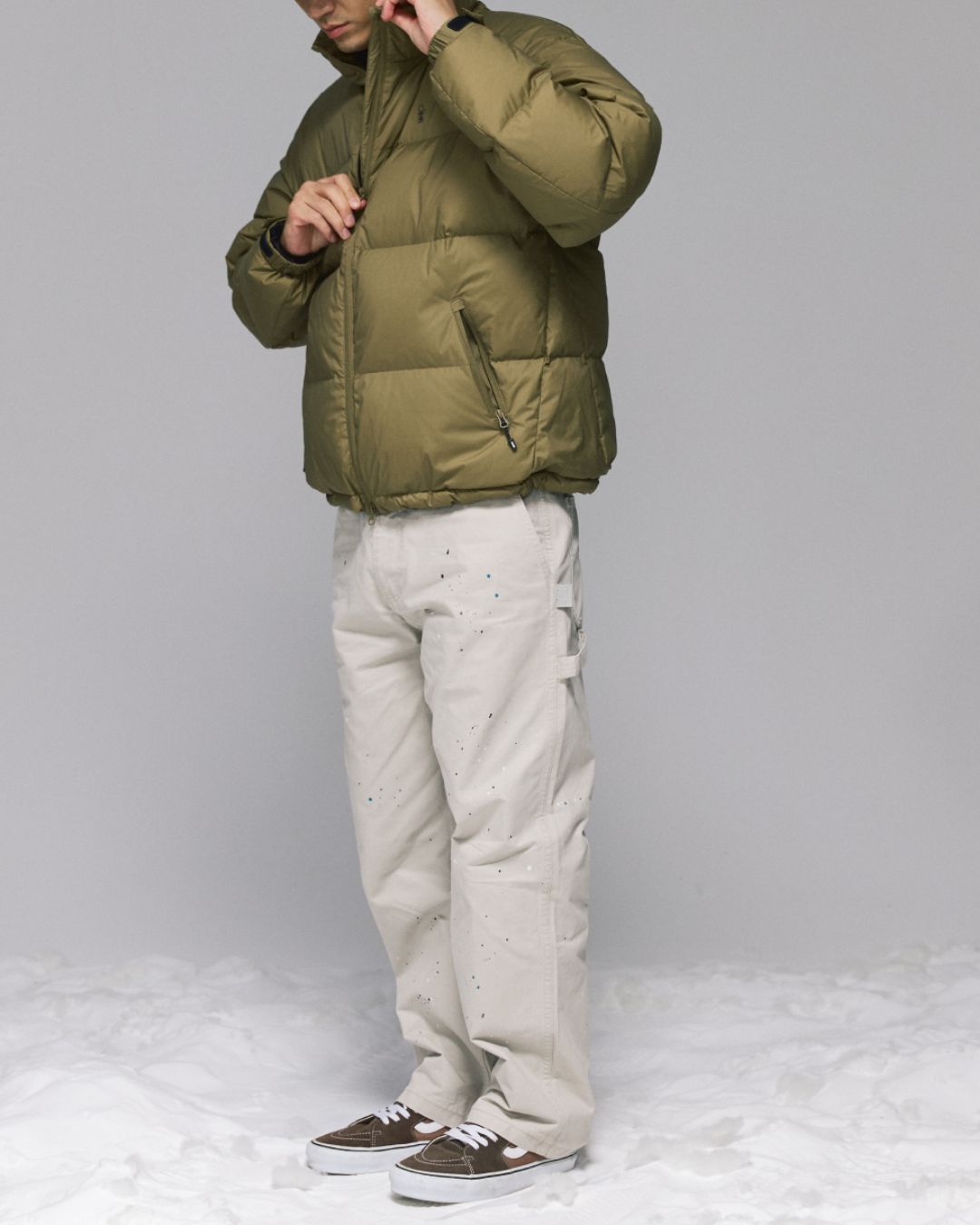 One-point White Goose Down  Jacket　DW020