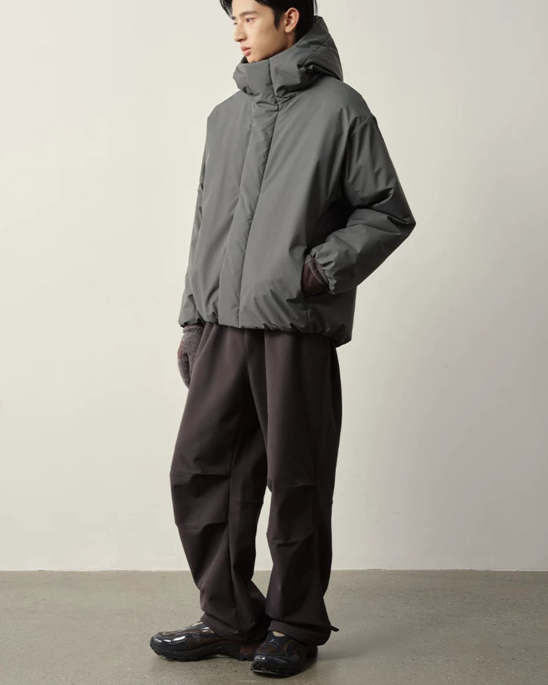 Padded Hooded Jacket　JK263