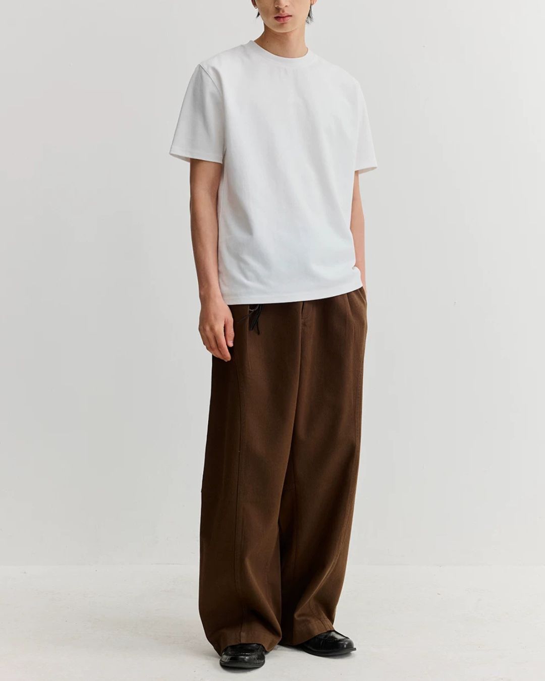 Lyocell-blend Curved Pants　WP113