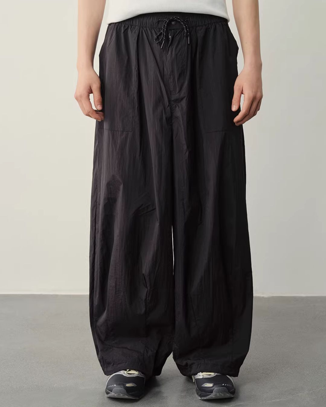 【10日以内お届け】Water-repellent Drawstring Pants　WP097