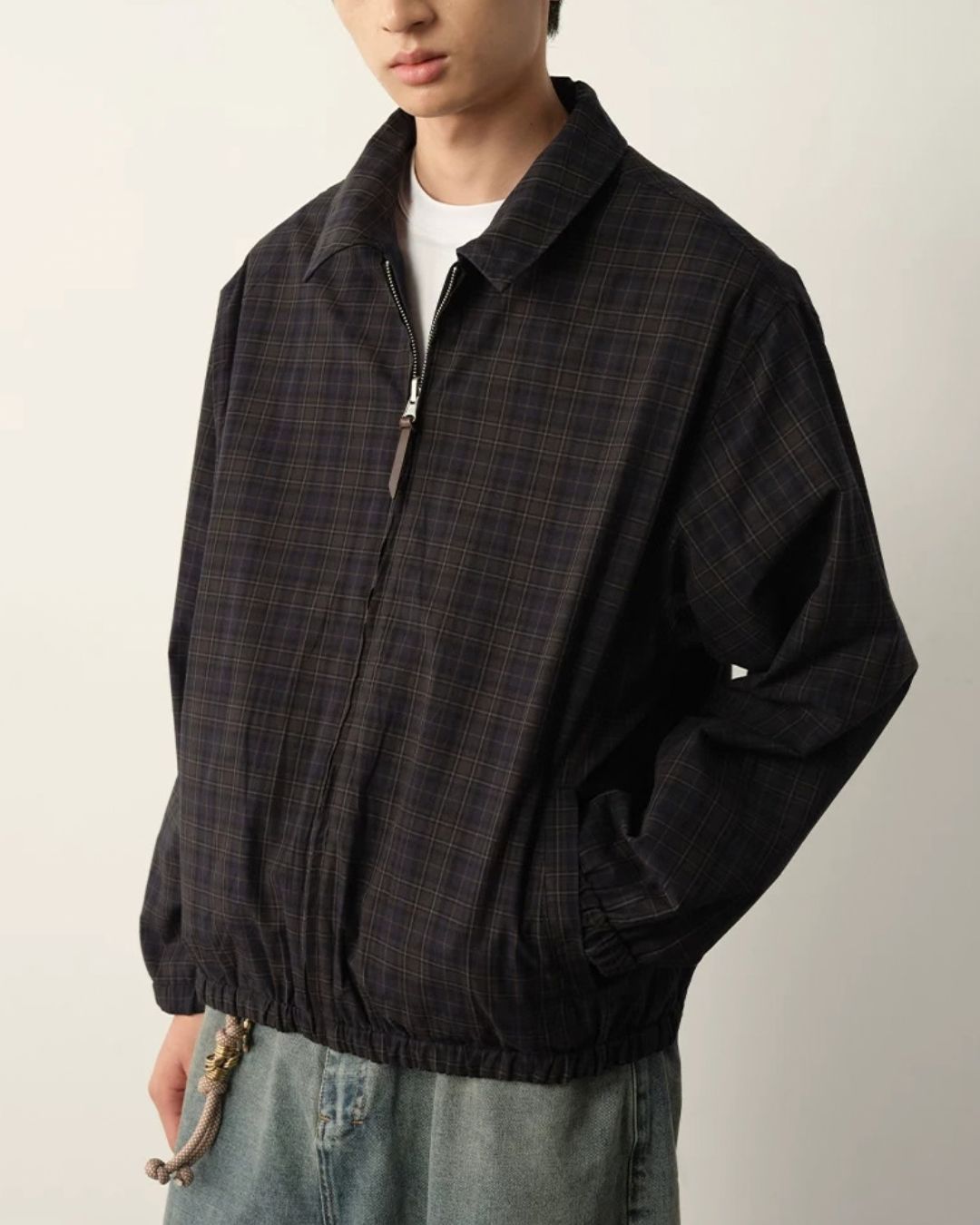 Reversible Check Zip Jacket JK259 – prips