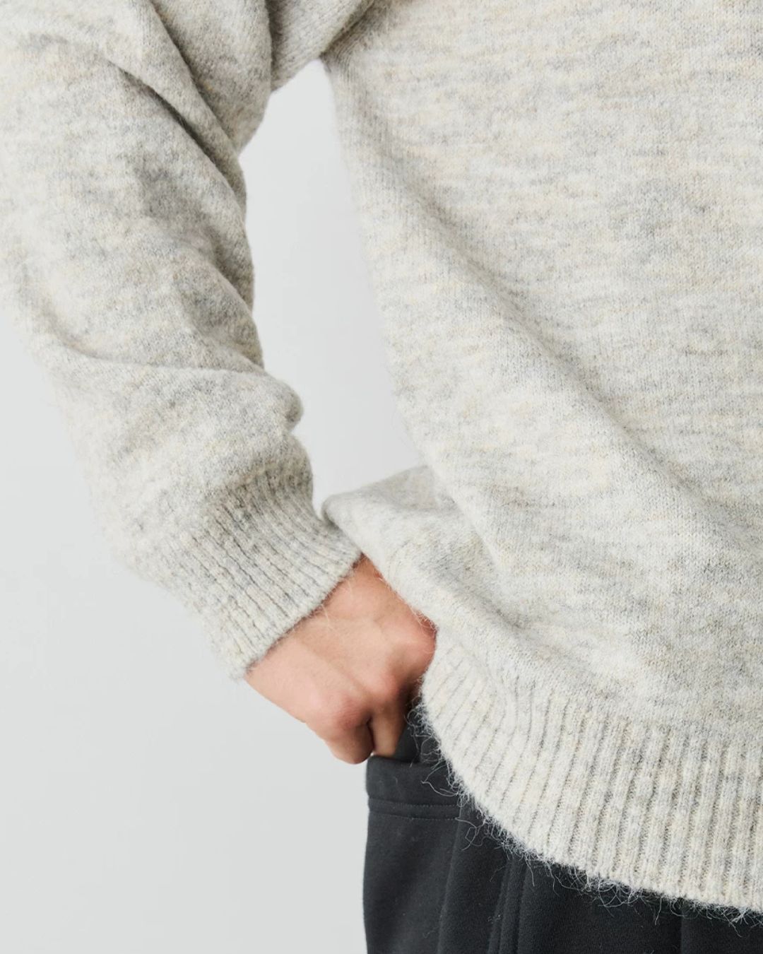 Alpaca Blend Polo Knit　KN058