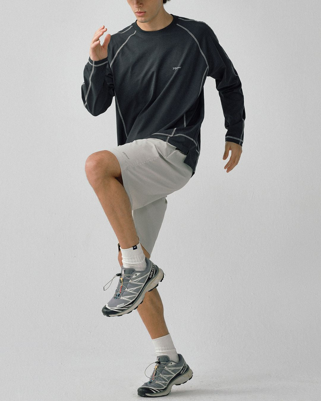 【10日以内お届け】Breathable Stitched T-shirt　LT080