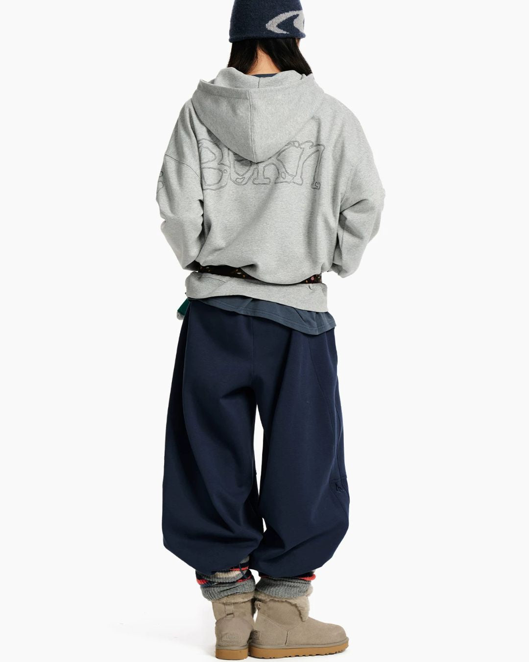 Sketch Graphic Zip Hoodie　HD089