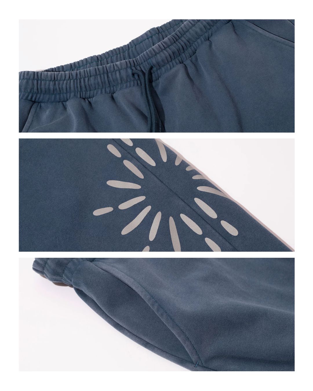 Washed Sunburst Sweat Pants　TP031