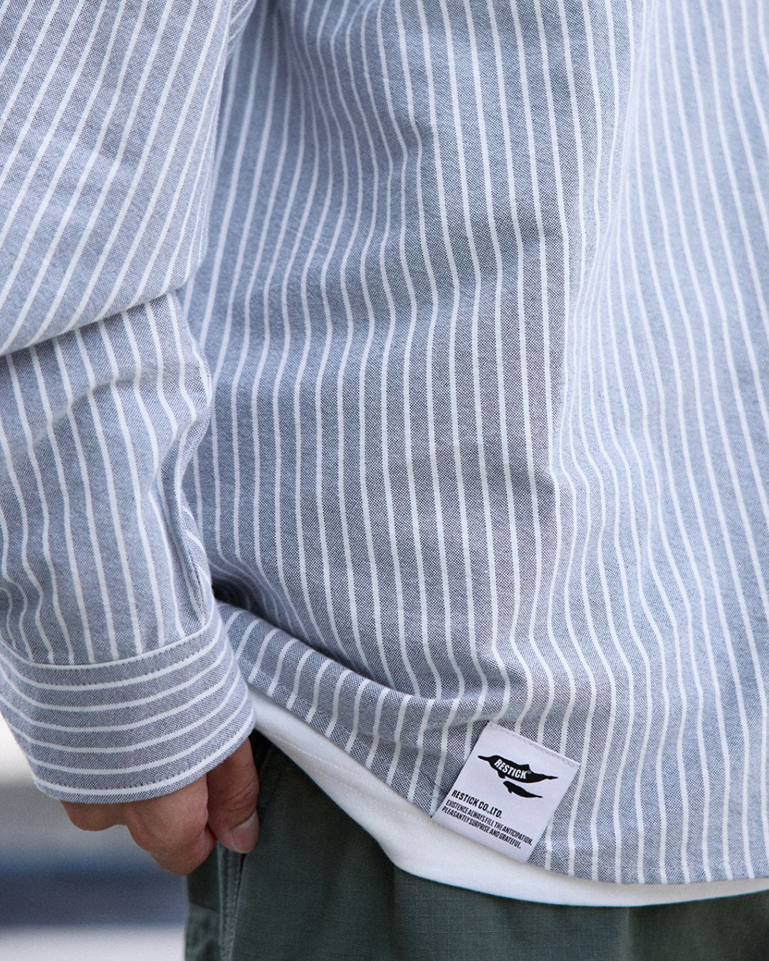 Oxford Retro Stripe Shirt　LS083